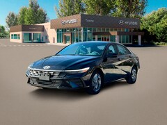 2025 Hyundai Elantra Hybrid Blue Sedan Abyss Black