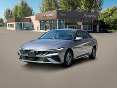 2025 Hyundai Elantra Hybrid Blue Sedan Fluid Metal